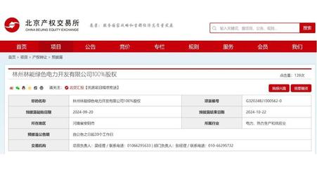 掛牌轉讓!國家電投出售兩家新能源公司