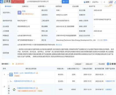 協(xié)鑫集成投資設(shè)立新公司,經(jīng)營范圍含電動汽車充電基礎(chǔ)設(shè)施運營